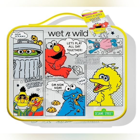 NWT Wet N Wild Sesame Street Sesame Street Limited Edition Makeup Bag - Picture 1 of 5